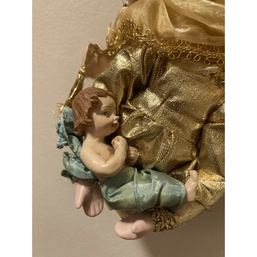 Nativity Christmas Ornament Dillard's‎ Trimmings Retired Resin Boxed Ornate